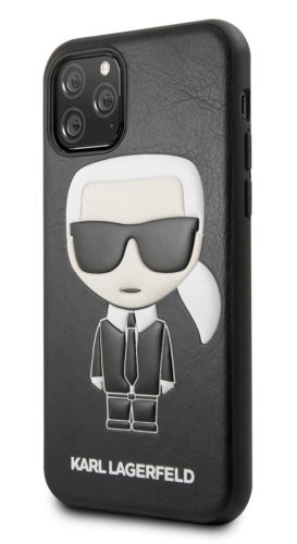 Karl Lagerfeld Iphone11 ProMax bőr fek. tok IKPUBK