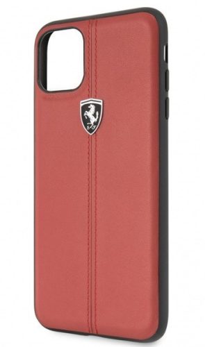 Ferrari Iphone XR bőr tok bordó