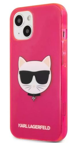 Karl Lagerfeld iPhone 13 pink szilikontok