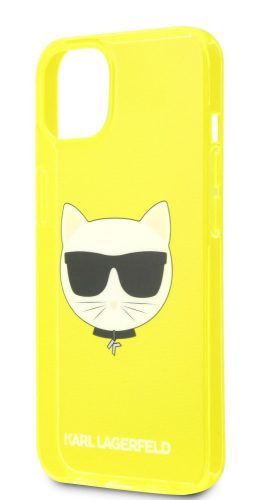 Karl Lagerfeld iPhone 13 Mini sárga szilikon tok