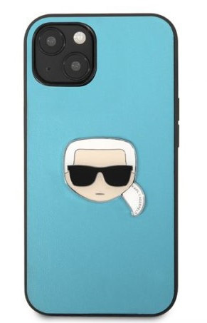 Karl Lagerfeld iPhone 13 pro kék-fekete szilikontok