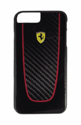 Ferrari iPhone 7 fekete karbon tok