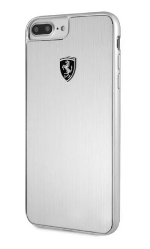 Ferrari iPhone 7 Plus ezüst karbon tok