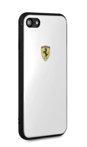 Ferrari iPhone 8 fekete szél fehér szilikontok