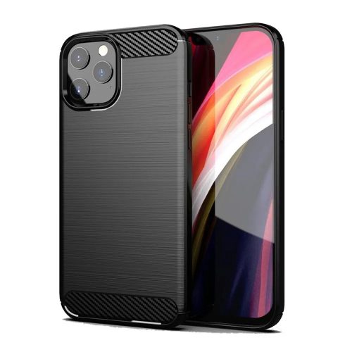 iPhone 14 Pro Max szilikon tok carbon pro fekete