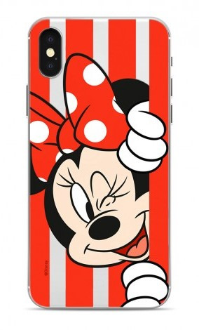 Huawei P40Lite szilikon tok átlátszó Minnie 059