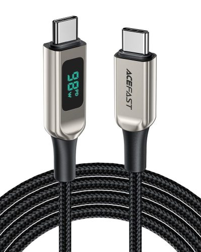 Acefast C6-03 USB-C-USB-C kábel ezüst 2 méter