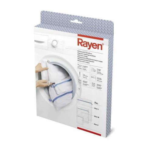 Rayen 608701 mosózsák szett, 3 db, 30×20 cm, 50×40 cm, 70×50 cm méretekben