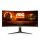 AOC Ívelt Gaming 144Hz VA monitor 34" CU34G2X/BK, 3440x1440, 21:9, 300cd/m2, 1ms, 2xHDMI/2xDisplayPort/4xUSB