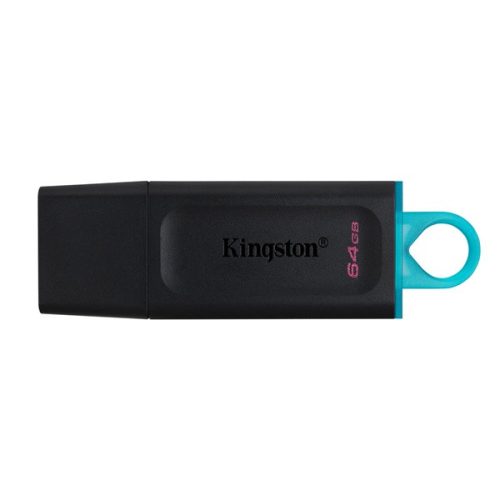 KINGSTON Pendrive 64GB, DT Exodia USB 3.2 Gen 1 (fekete-kékeszöld)