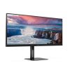 AOC VA monitor U34V5C/BK, 3440x1440, 21:9, 300cd/m2, 1ms, HDMI/DisplayPort/USB-C/4xUSB, hangszóró