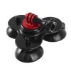 SJCAM Triple Suction Cup Mount  Removable Black