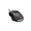 WHITE SHARK ECTOR-B GM-5016B RGB gamer egér, 12.200 dpi, 7 gombos fekete