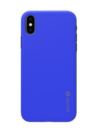 Phonemax iPhone X kék szilikontok