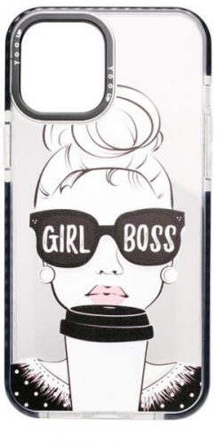 Yooup iPhone 12 Pro Max szilikon tok Girl Boss