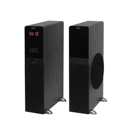 SAL 200BT multimédiás hangdobozpár, 2 x 80 W, 3 utas Bass-reflex, Bluetooth, USB, SD, FM, 2 x RCA, 2 x 6,3mm jack, EQ